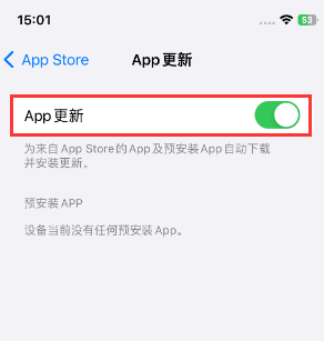 石渠苹果15维修中心如何让iPhone15APP自动更新